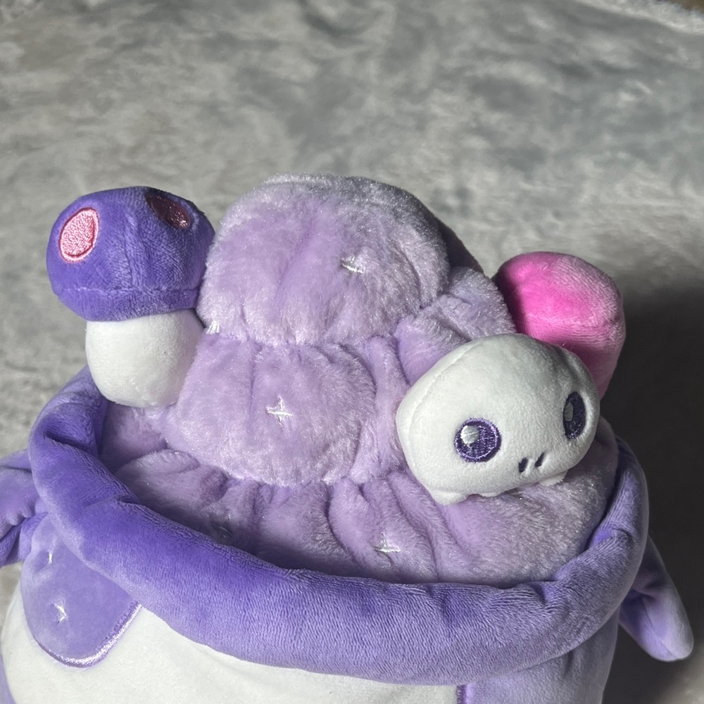 Cuddle Barn Plush Goals Moksha Mooshake Cow Series 2 Purple Goth Kawaii Plushie - Picture 9 of 11